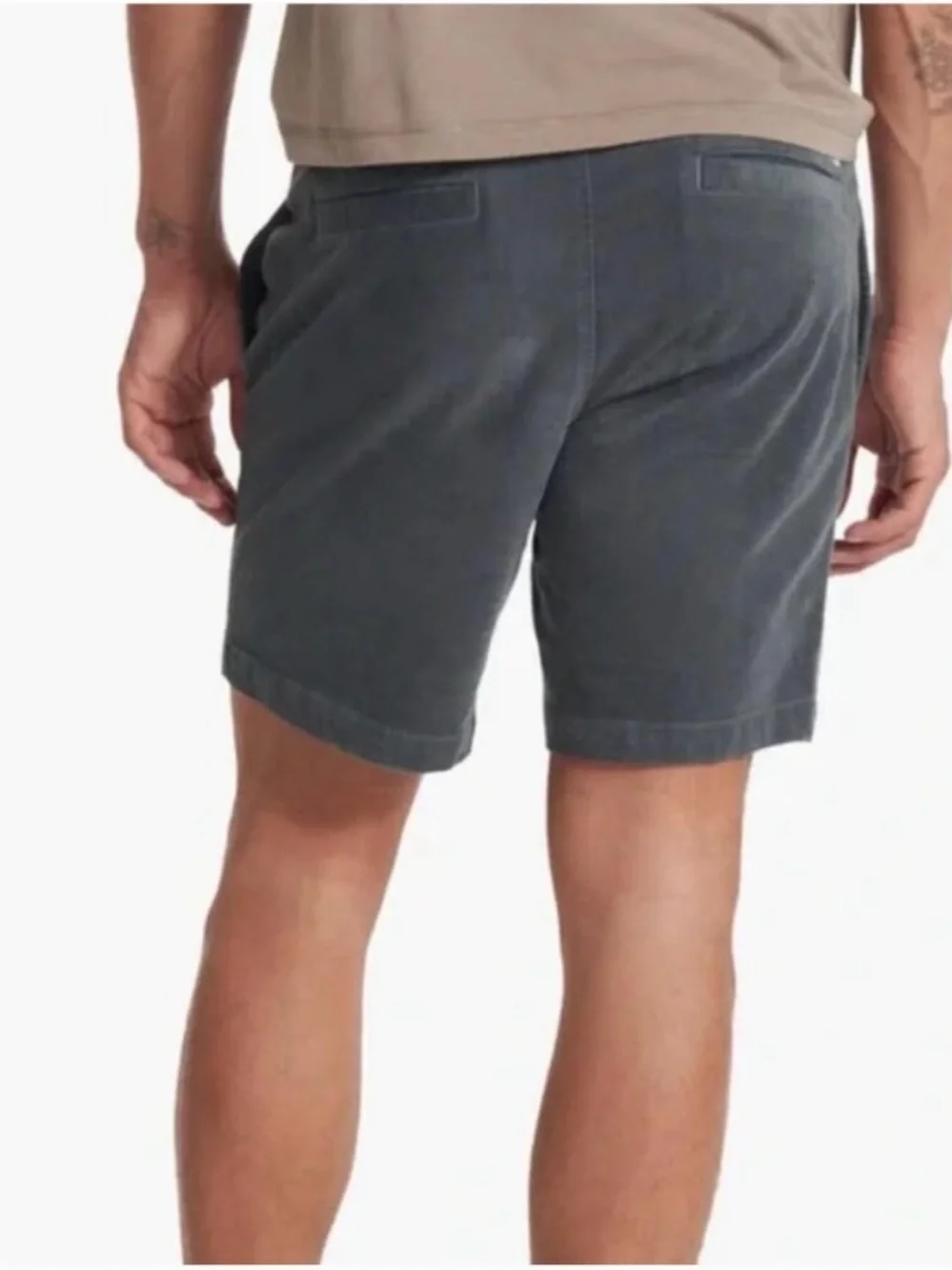 Vuori Mens Optimist Short Corduroy Shorts Smoked Beryl M